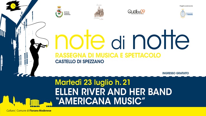 Note di Notte: Ellen River and her Band "Americana Music"